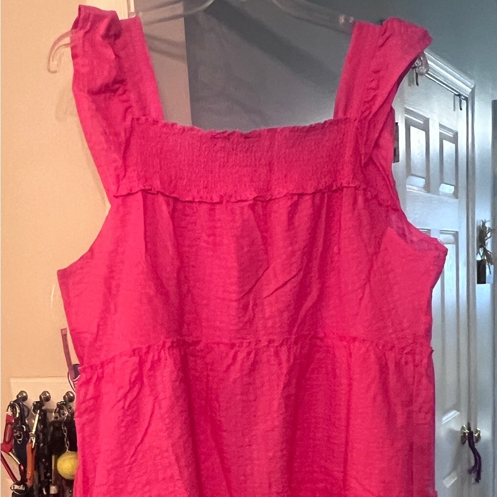 Old Navy Hot Pink SunDress Women’s Plus Size 2X - Picture 4 of 7